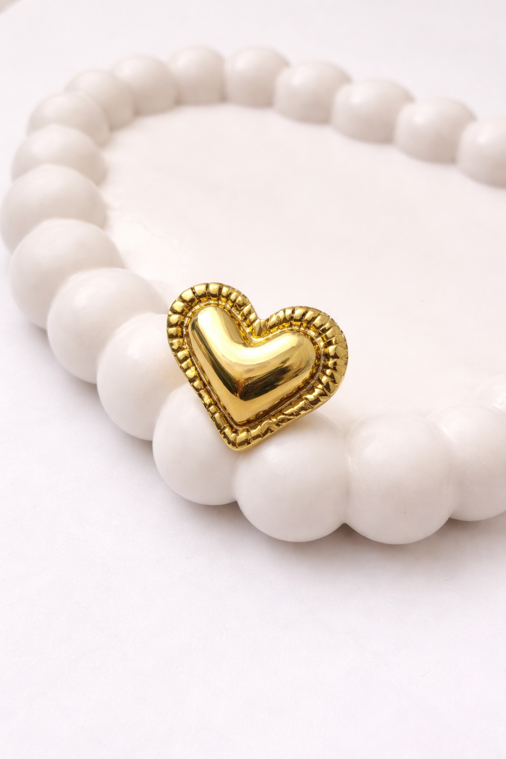 Heart Shape - Adjustable Ring ( Love Statement Ring )