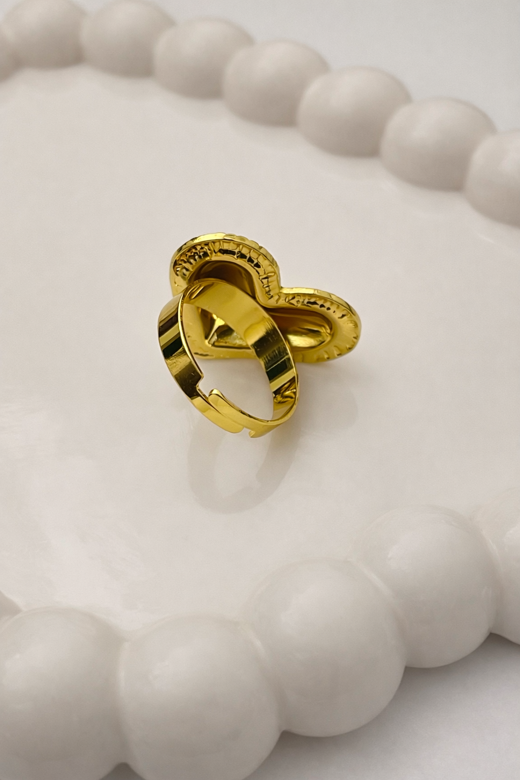 Heart Shape - Adjustable Ring ( Love Statement Ring )