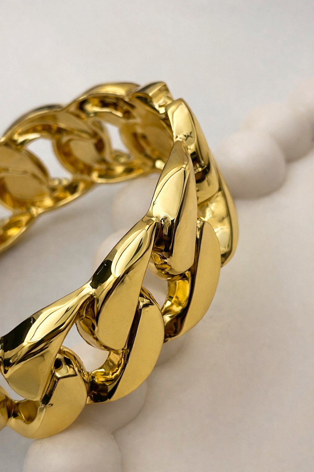 Chunky Chain Cuff Bracelet – Bold Link Statement Bangle