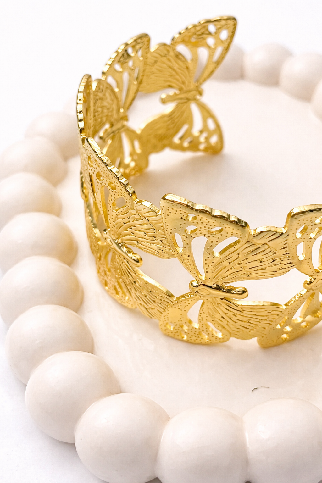 Butterfly Cuff Bracelet – Elegant Open Statement Bangle