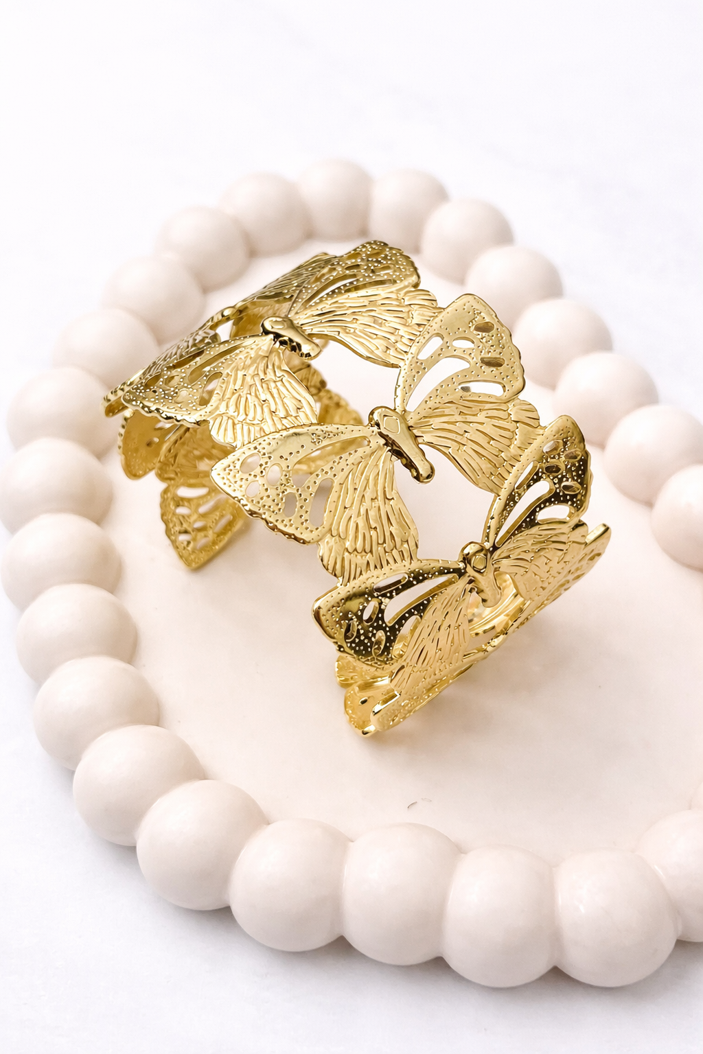 Butterfly Cuff Bracelet – Elegant Open Statement Bangle