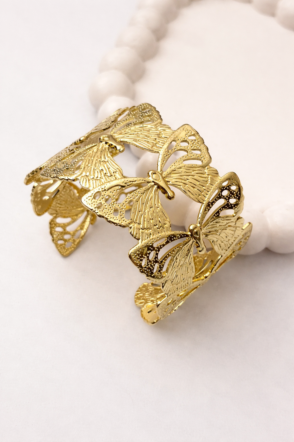 Butterfly Cuff Bracelet – Elegant Open Statement Bangle