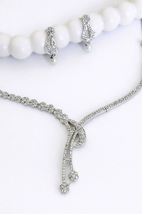 Crystal Cascade Necklace